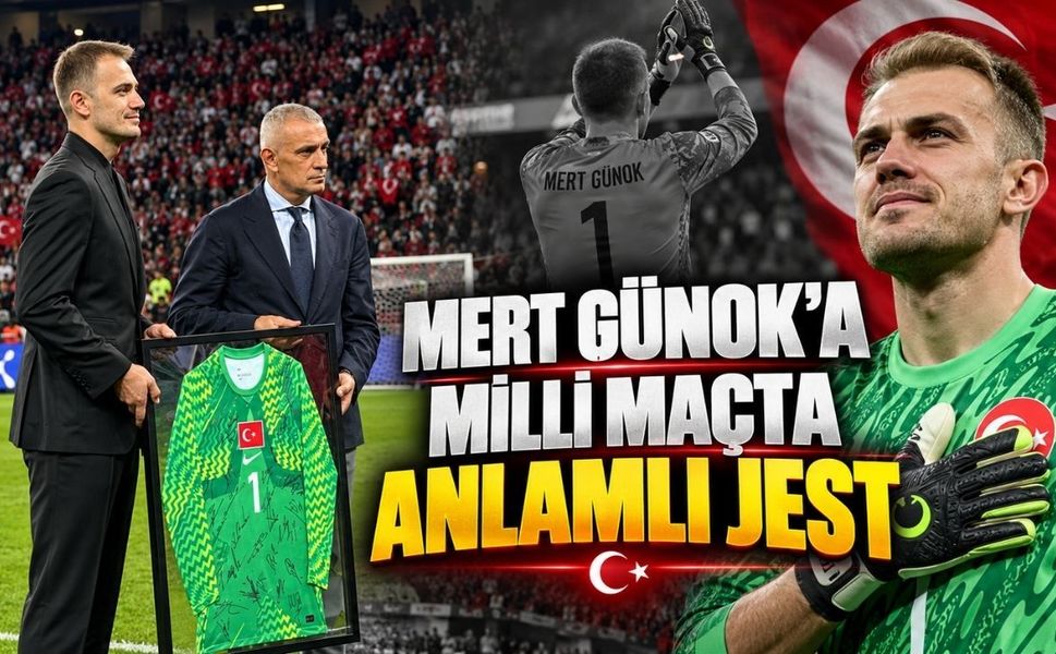 Mert Günok’a Milli Maçta Anlamlı Jest