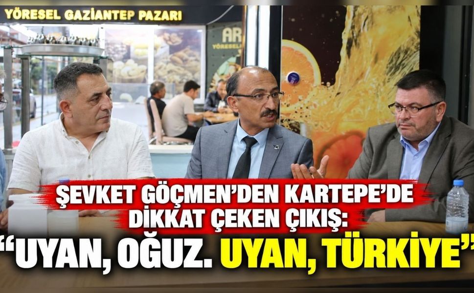 Şevket Göçmen’den Kartepe’de dikkat çeken çıkış: “Uyan, Oğuz. Uyan, Türkiye”