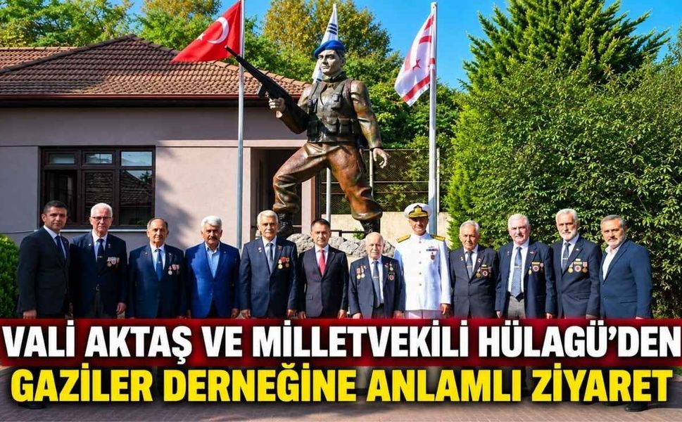 Vali Aktaş Ve Milletvekili Hülagü’den Gaziler Derneğine Anlamlı Ziyaret