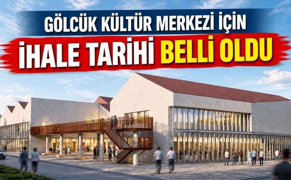 Gölcük Kültür Merkezi İçin İhale Tarihi Belli Oldu