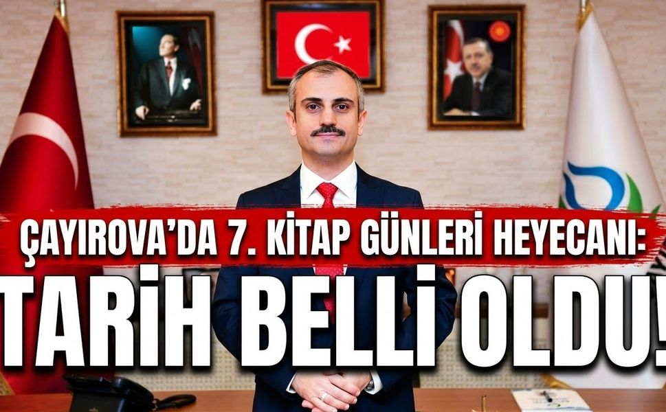 Çayırova’da 7. Kitap Günleri Heyecanı: Tarih Belli Oldu!