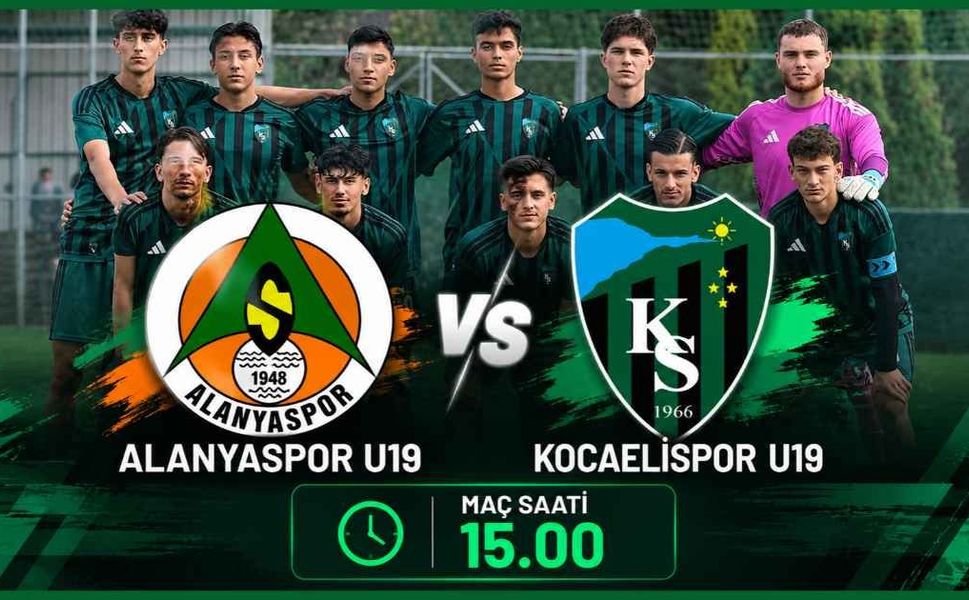 Kocaelispor U19 – Alanyaspor U19 maçı saat kaçta? Gençler galibiyet peşinde!