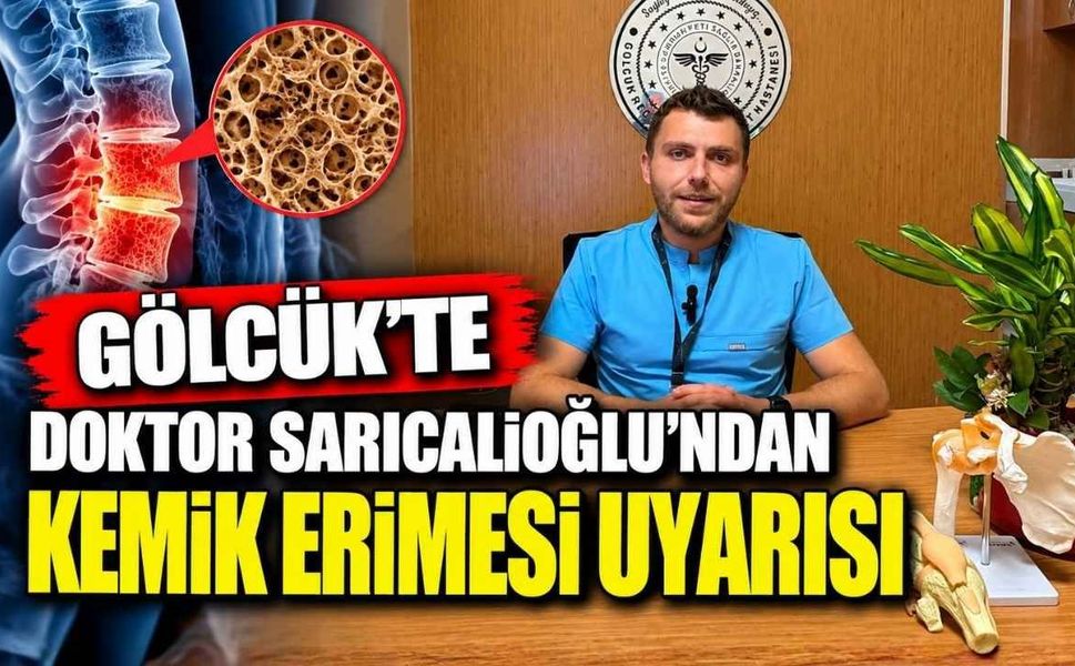 Gölcük’te Doktor Sarıcalıoğlu’ndan Kemik Erimesi Uyarısı