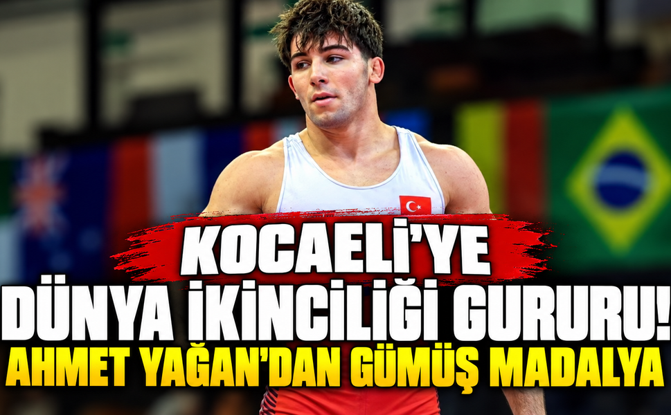 Kocaeli'ye dünya ikinciliği gururu! Ahmet Yağan'dan gümüş madalya
