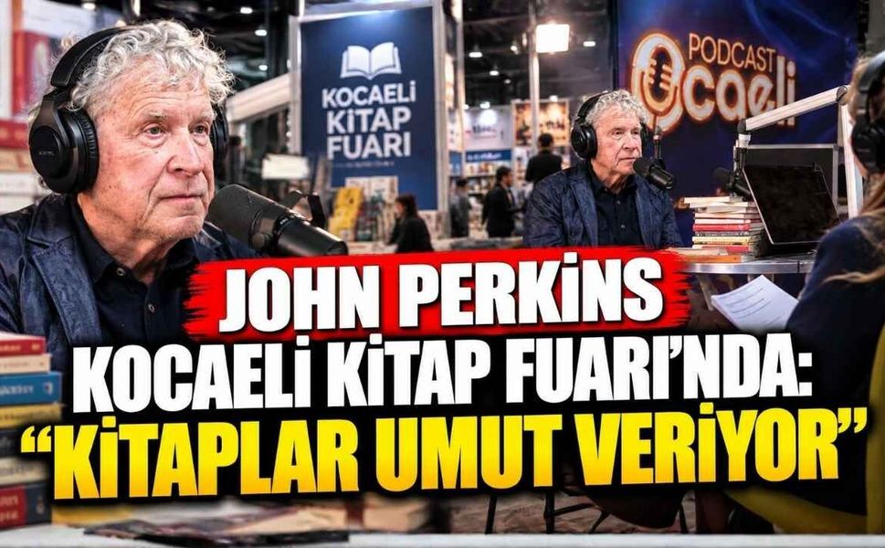 John Perkins Kocaeli Kitap Fuarı'nda: Kitaplar Umut Veriyor