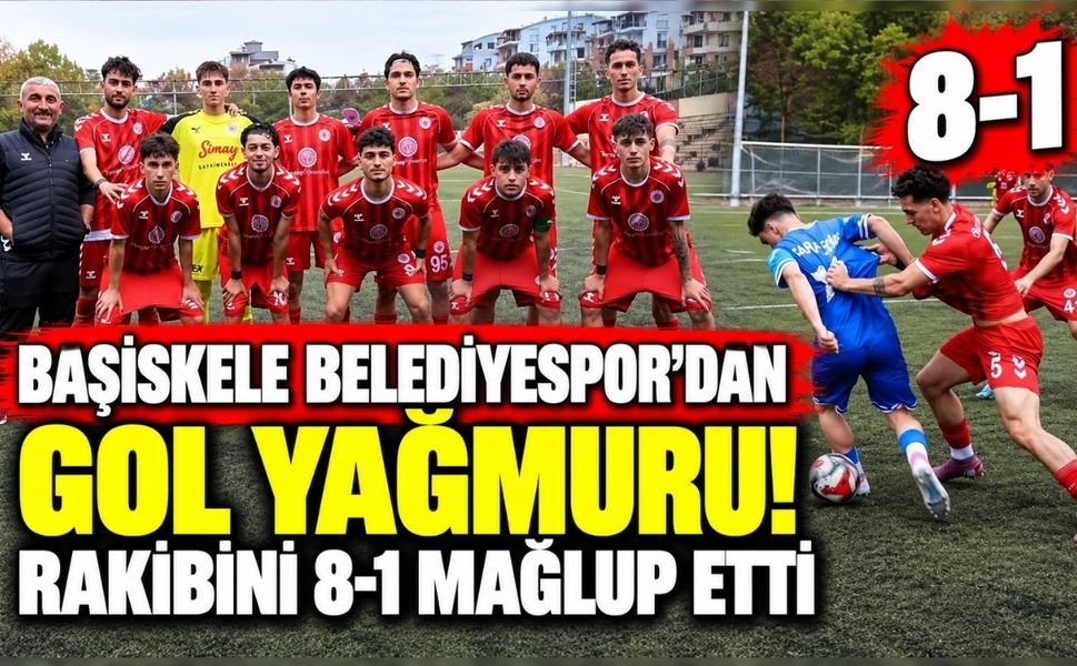 Başiskele Belediyespor'dan gol yağmuru! Rakibini 8-1 mağlup etti