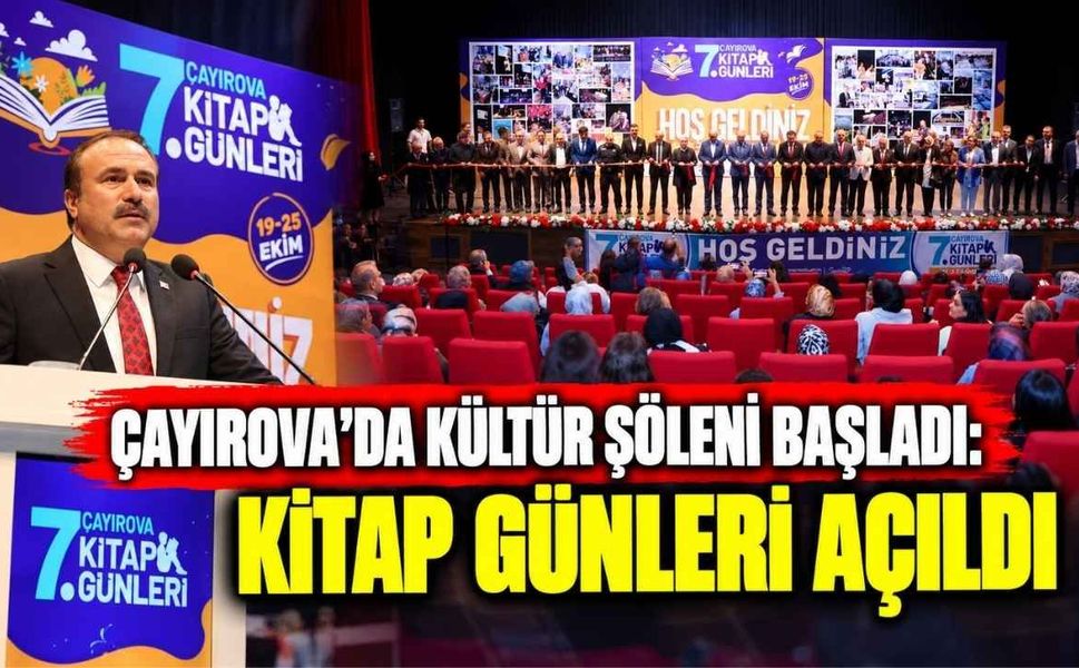 Çayırova’da Kültür Şöleni Başladı: Kitap Günleri Açıldı