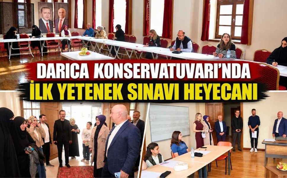 Darıca Konservatuvarı'nda İlk Yetenek Sınavı Heyecanı