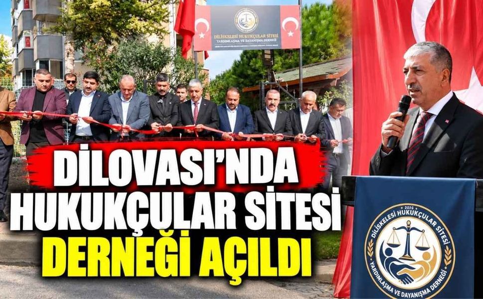 Dilovası'nda Hukukçular Sitesi Derneği Açıldı