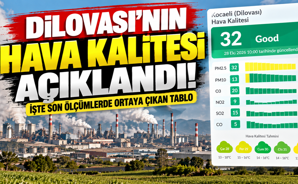 Dilovası'nın hava kalitesi açıklandı! İşte son ölçümlerde ortaya çıkan tablo