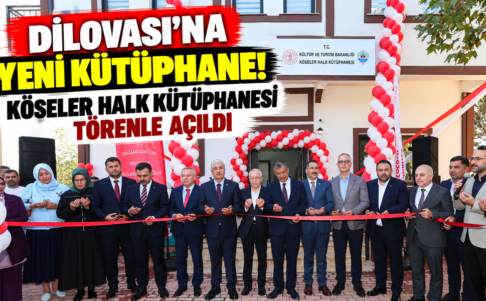 Dilovası’na yeni kütüphane! Köseler Halk Kütüphanesi törenle açıldı