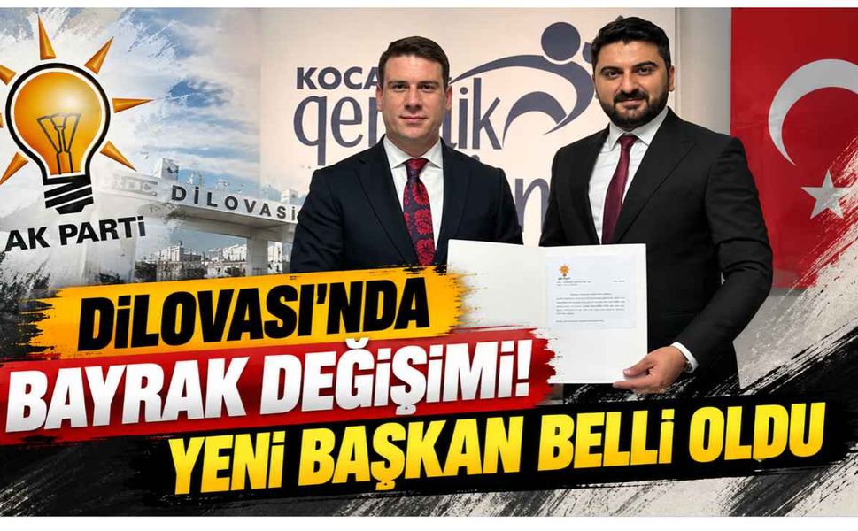 Dilovası'nda bayrak değişimi! Yeni başkan belli oldu