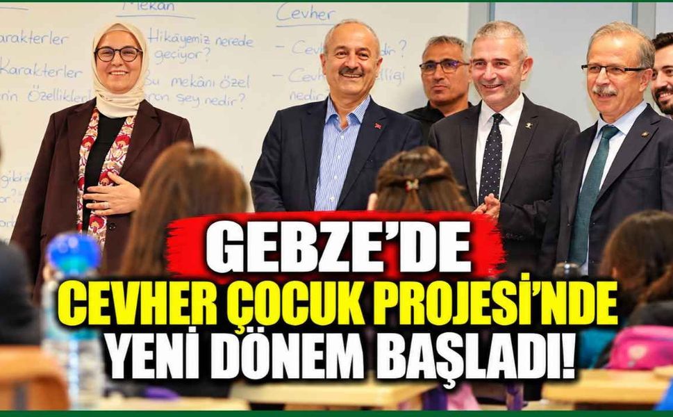 Gebze'de Cevher Çocuk Projesi'nde yeni dönem başladı!