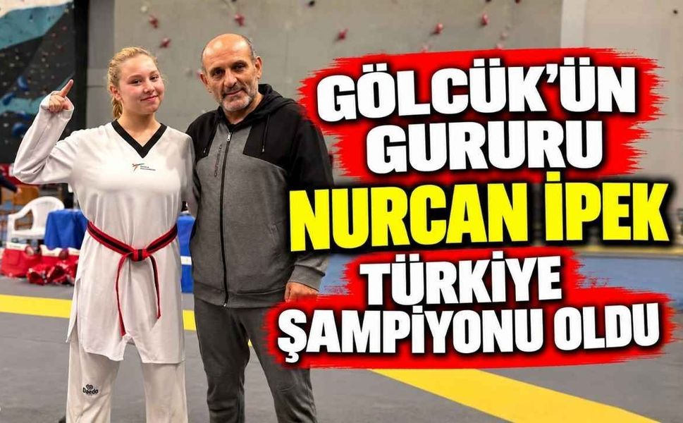 Gölcük'ün Gururu Nurcan İpek Türkiye Şampiyonu Oldu