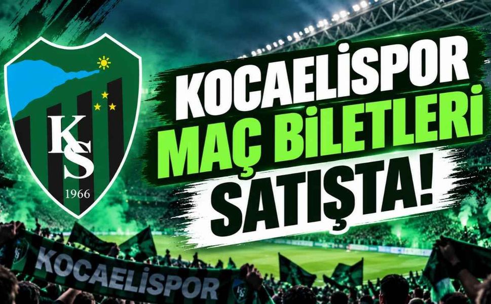 Kocaelispor-Mazıdağı Fosfatspor maçının biletleri satışa çıktı! İşte tribün tribün fiyatlar