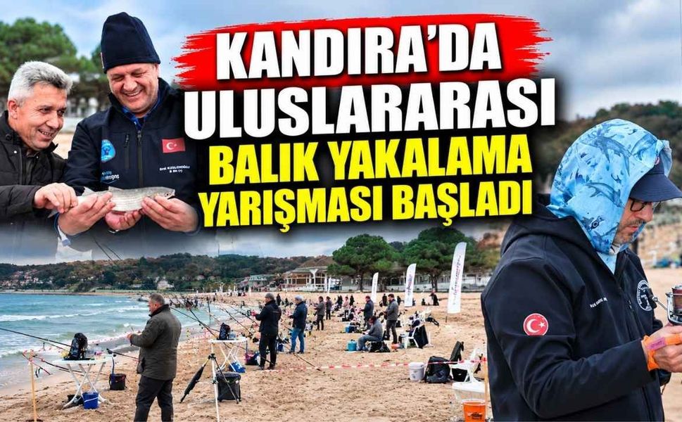 Kandıra'da Uluslararası Balık Yakalama Yarışması Başladı