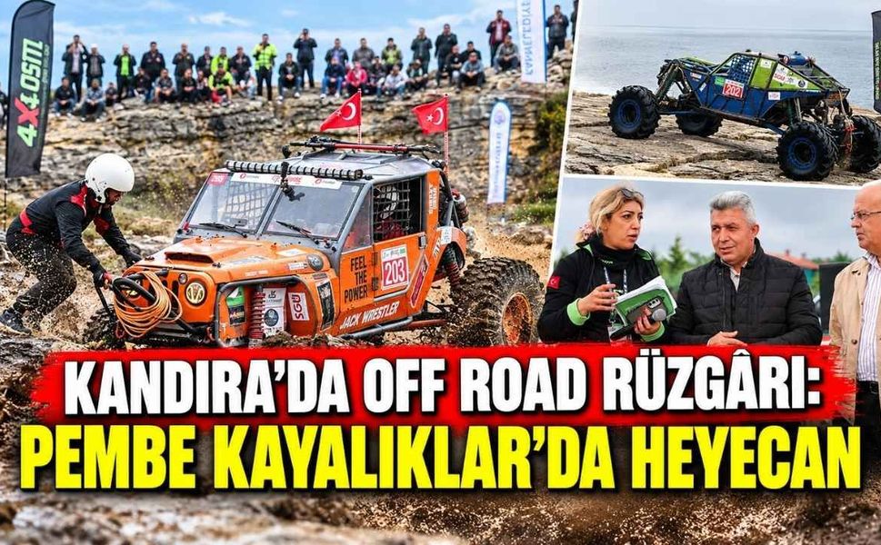 Kandıra'da Off Road Rüzgârı: Pembe Kayalıklar'da Heyecan