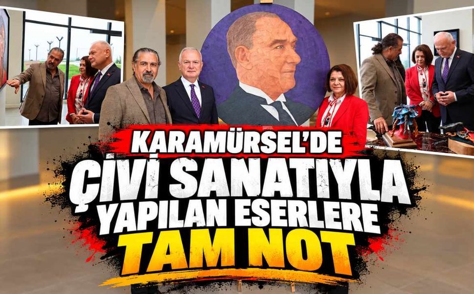 Karamürsel'de Çivi Sanatıyla Yapılan Eserlere Tam Not