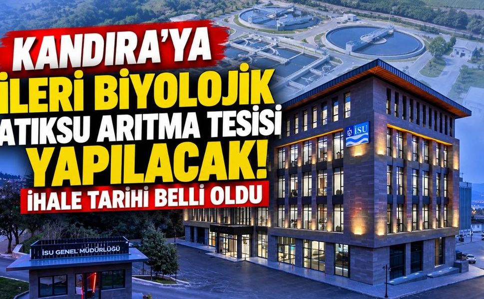Kandıra’ya İleri Biyolojik Atıksu Arıtma Tesisi Yapılacak! İhale Tarihi Belli Oldu
