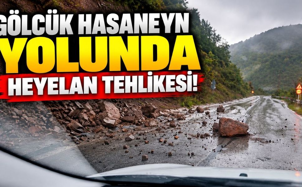 Gölcük Hasaneyn Yolunda Heyelan Tehlikesi