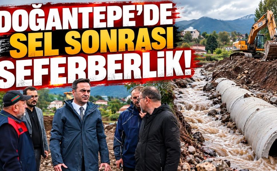 Başiskele Doğantepe’de Sel Sonrası Seferberlik! Başkan Özlü Yerinde İnceledi
