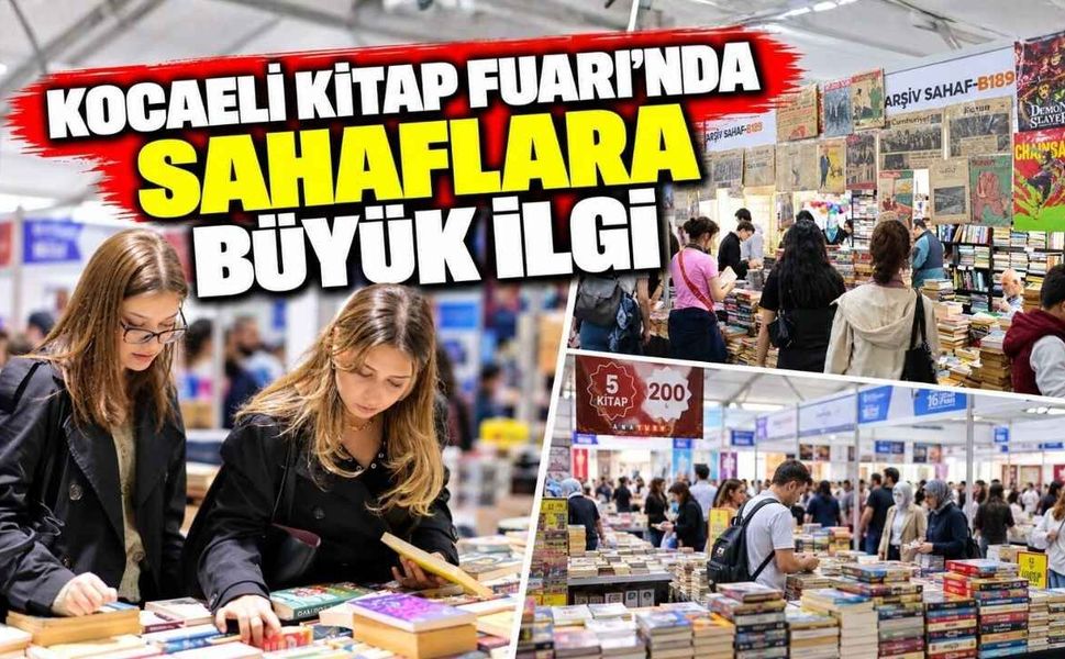 Kocaeli Kitap Fuarı’nda Sahaflara Büyük İlgi