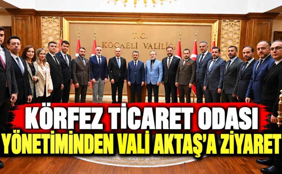 Körfez Ticaret Odası Yönetiminden Vali Aktaş'a Ziyaret