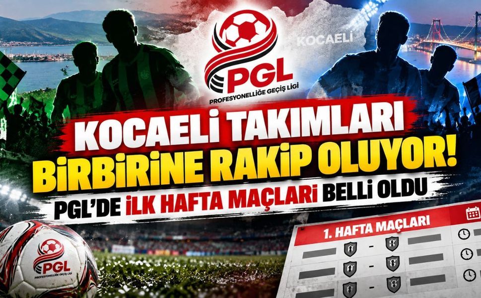 Kocaeli takımları birbirine rakip oluyor! PGL’de ilk hafta maçları belli oldu