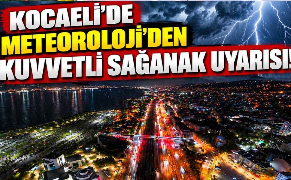 Kocaeli'de 27 Ekim Salı günü hava nasıl olacak? Meteoroloji'den kuvvetli sağanak uyarısı!