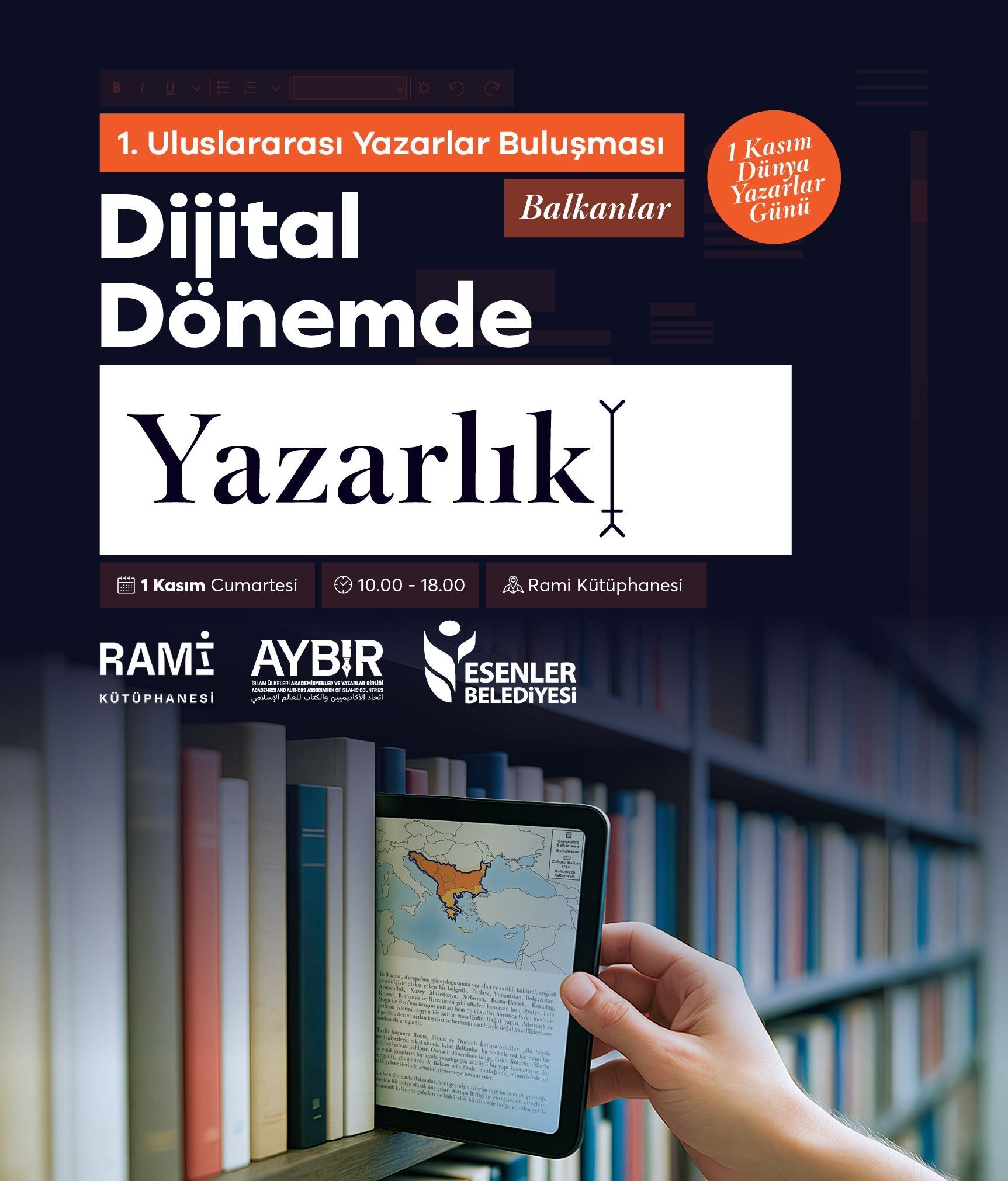 Esenler’den edebiyata uluslararası köprü: Yazarlar yapay zekâyı masaya yatıracak