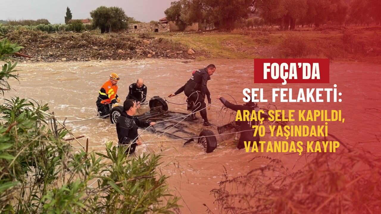 Araç Sele Kapildi, 70 Yaşindaki̇ Vatandaş Kayip