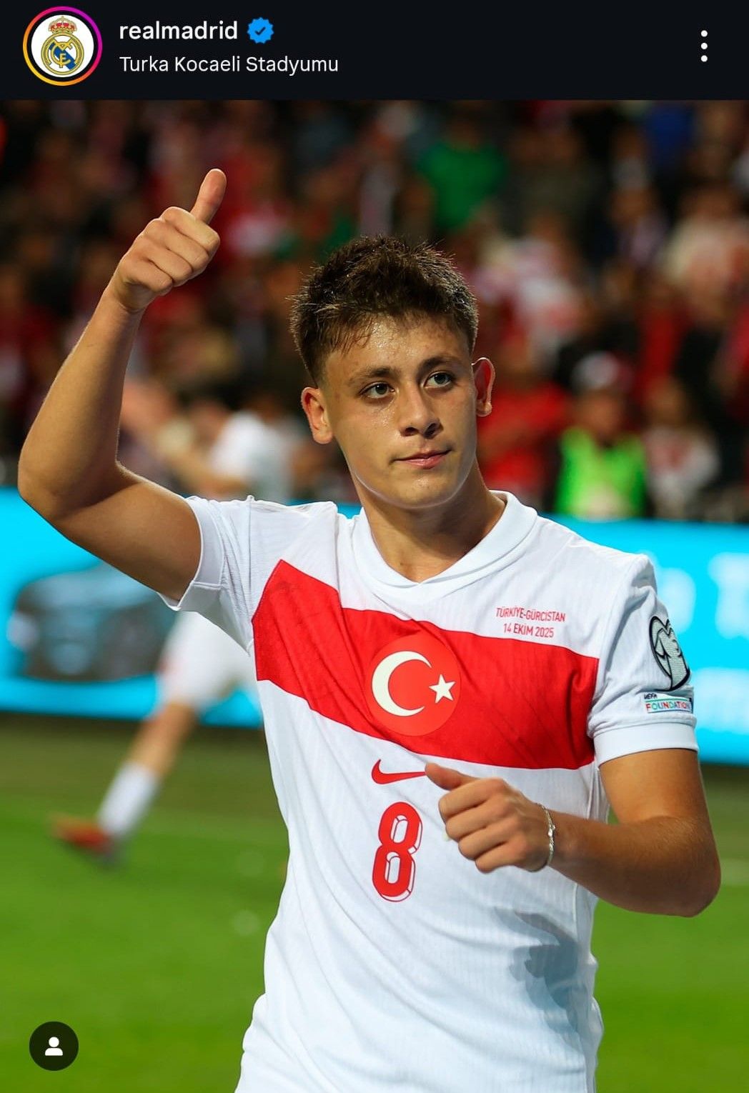 Arda Guler Real Madrid Kocaeli Paylasimi