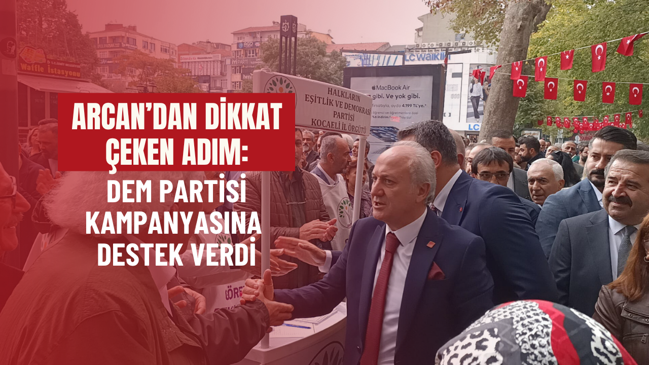 Dem Parti̇si̇ Kampanyasina Destek Verdi̇