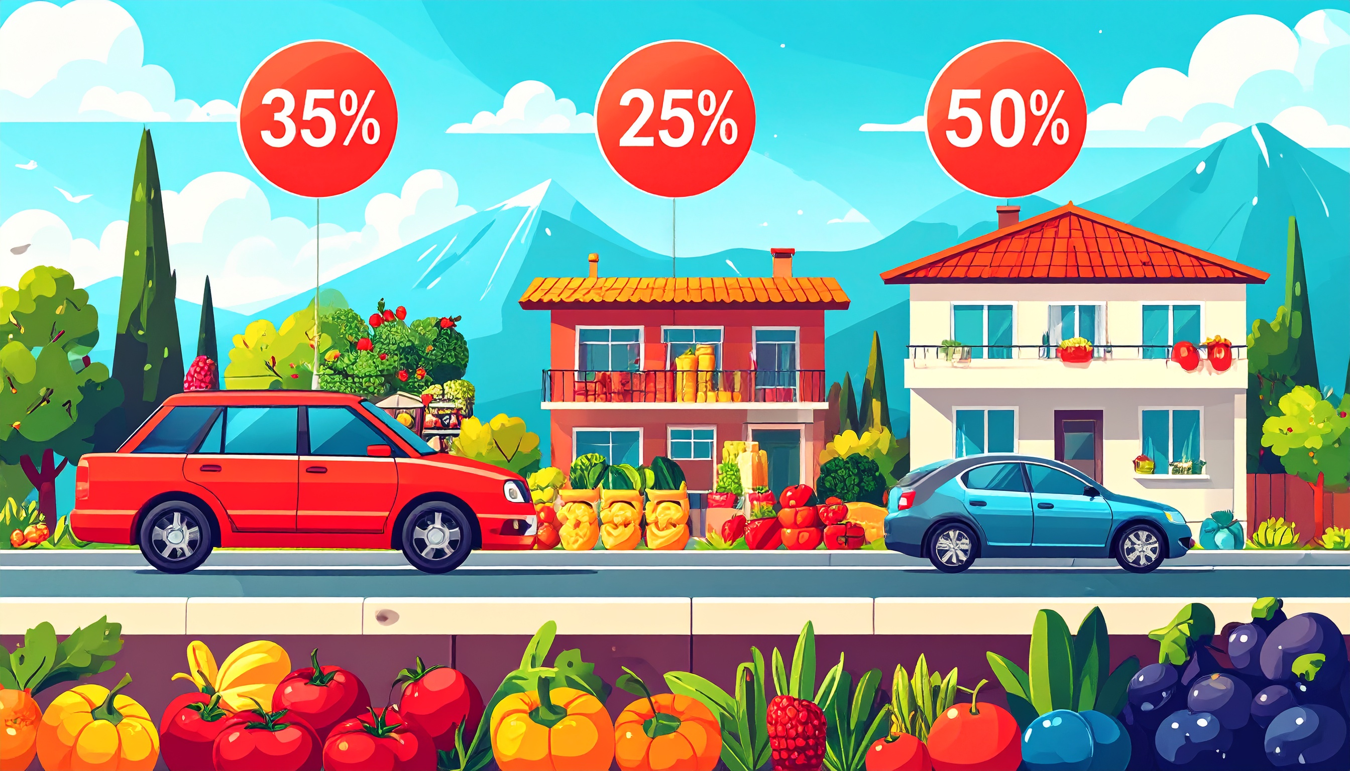 Firefly An Infographic Style Image Highlighting Turkey's Food, Transportation, And Housing Pr 247569