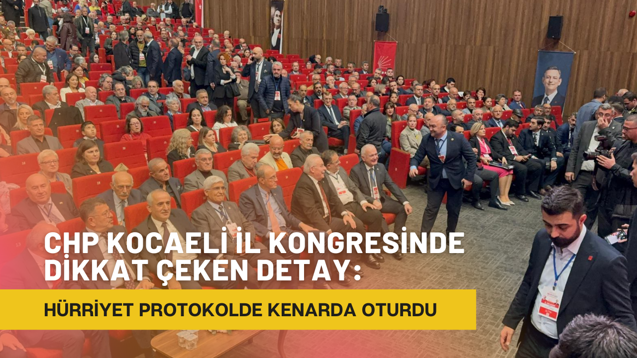 Hürri̇yet Protokolde Kenarda Oturdu