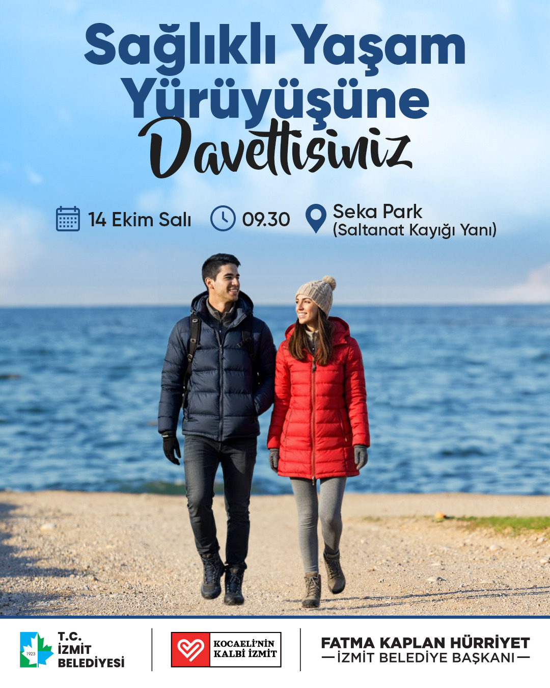 İzmit’te Güz Dönemi Sağlıklı Yaşam Yürüyüşleri Başlıyor