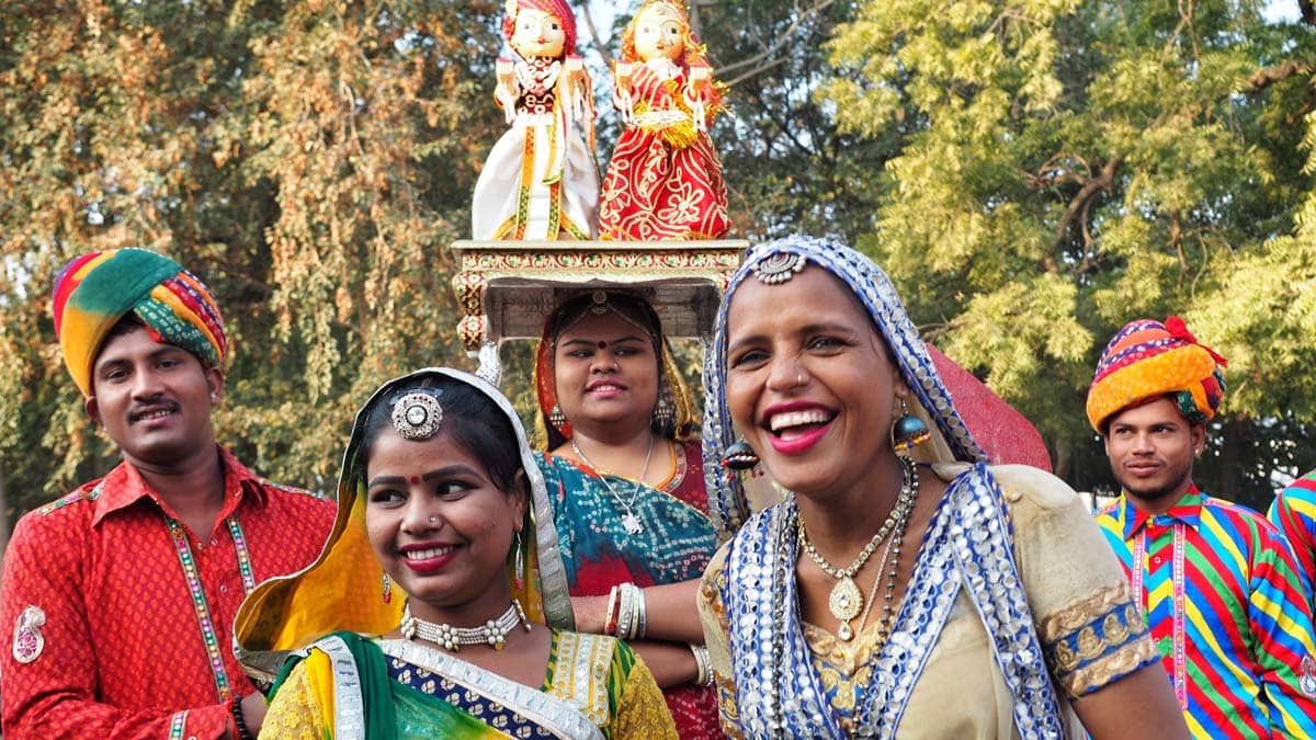 Kadinlar Hindistan Jaipur