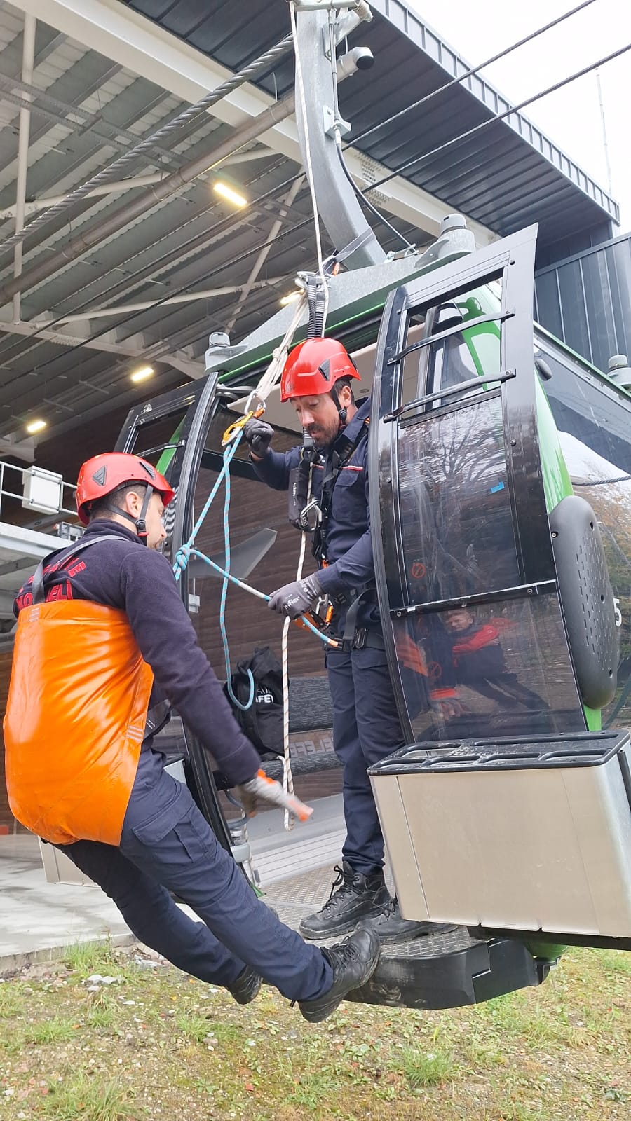 Kartepe Teleferik'te Gerçeği Aratmayan Tatbikat (2)