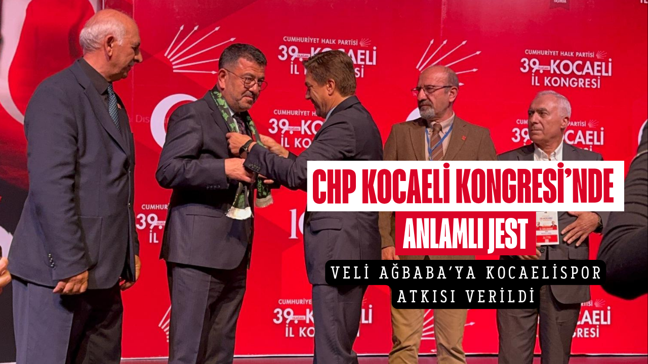 Veli̇ Ağbaba’ya Kocaeli̇spor Atkisi Veri̇ldi̇