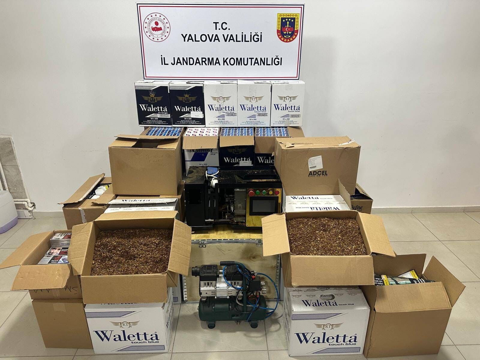 Yalova’da kaçak tütün operasyonu-1