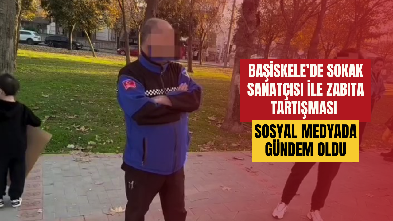 Başi̇skele’de Sokak Sanatçisi İle Zabita Tartişmasi Sosyal Medyada Gündem Oldu