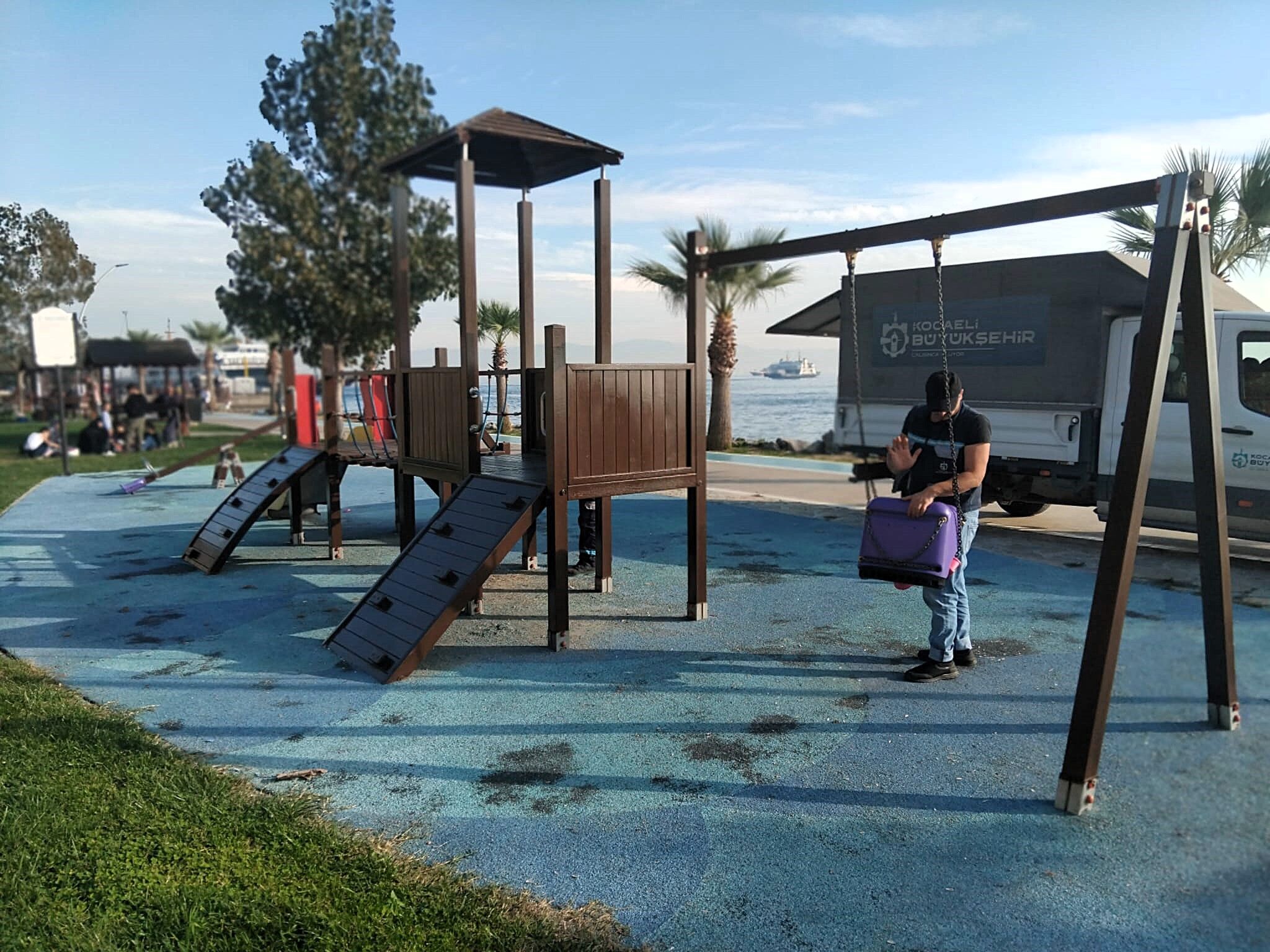 Darıca Millet Bahçesi'nde Kesintisiz Çalışma (3)