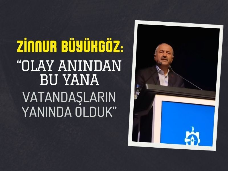 Gebze Cokme Olayi Zinnur Buyukgoz Aciklama 2025