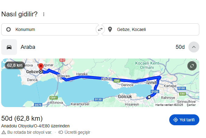 Kocaeli Gebze Arasi Trafik Durumu.jpg