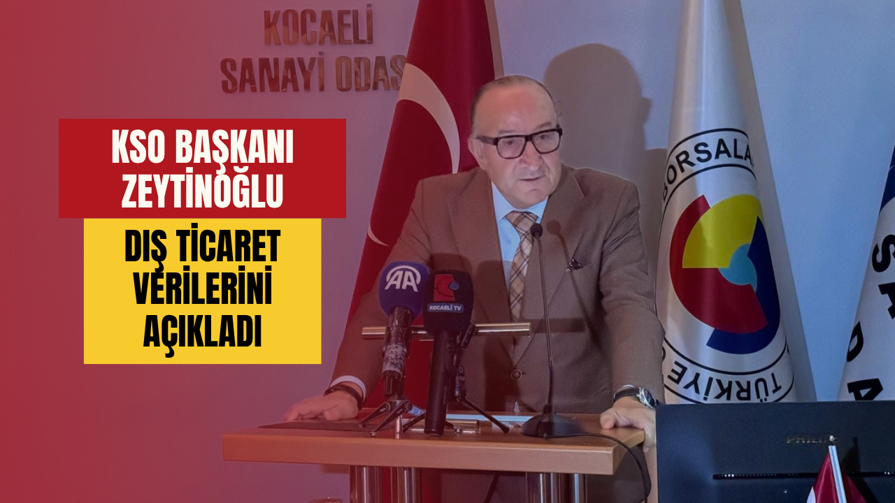 Kso Başkani Zeyti̇noğlu Diş Ti̇caret Veri̇leri̇ni̇ Açikladi