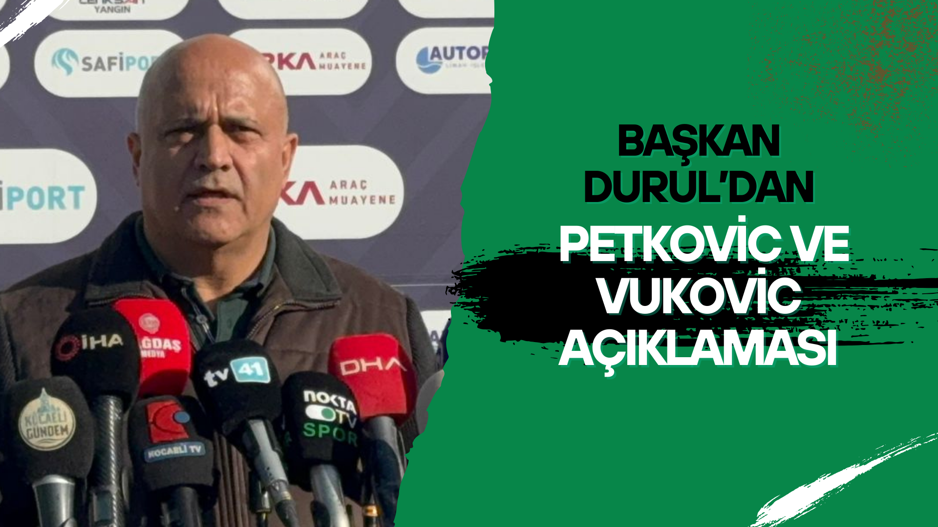 Recep Durukdan Petkovic Ce Vukovic Açıklaması-1
