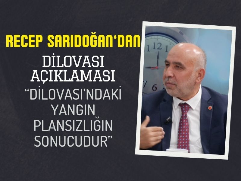 Recep Saridogan Dilovasi Yangin Aciklama