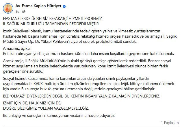 Başkan Paylaşım 1-1