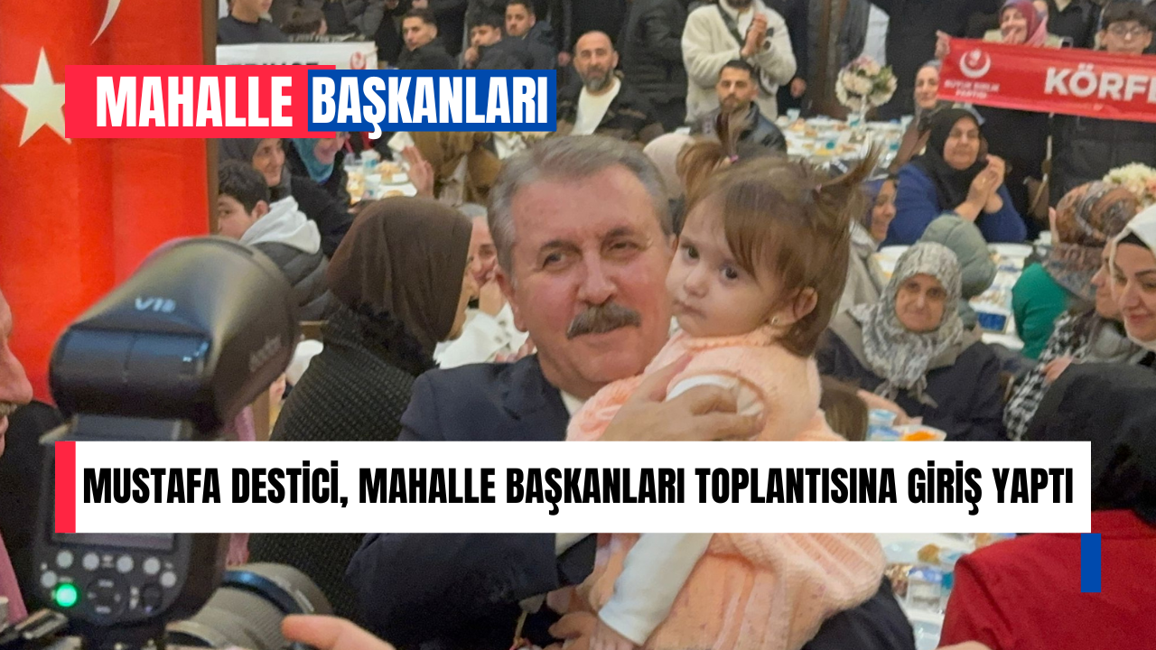Bbp Genel Başkanı Mustafa Destici, Mahalle Başkanları Toplantısına Giriş Yaptı Kocaeli Tv