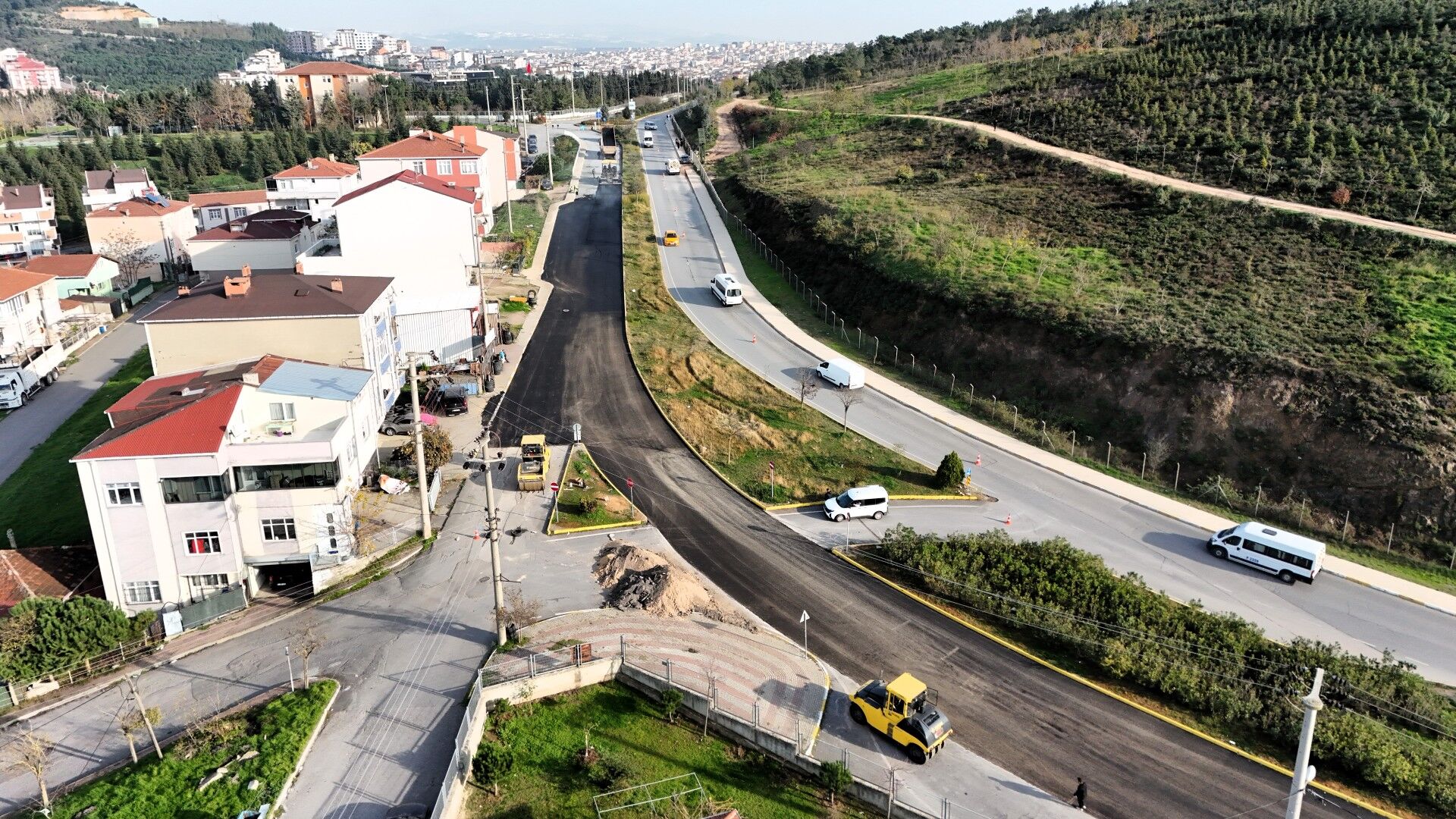 Gebze Anadolu Caddesi'ne Büyükşehir Eli Değdi (4)